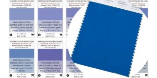 PANTONE ® COTTON SWATCH CARD in 2801 UNIQUE COLORS double-l...